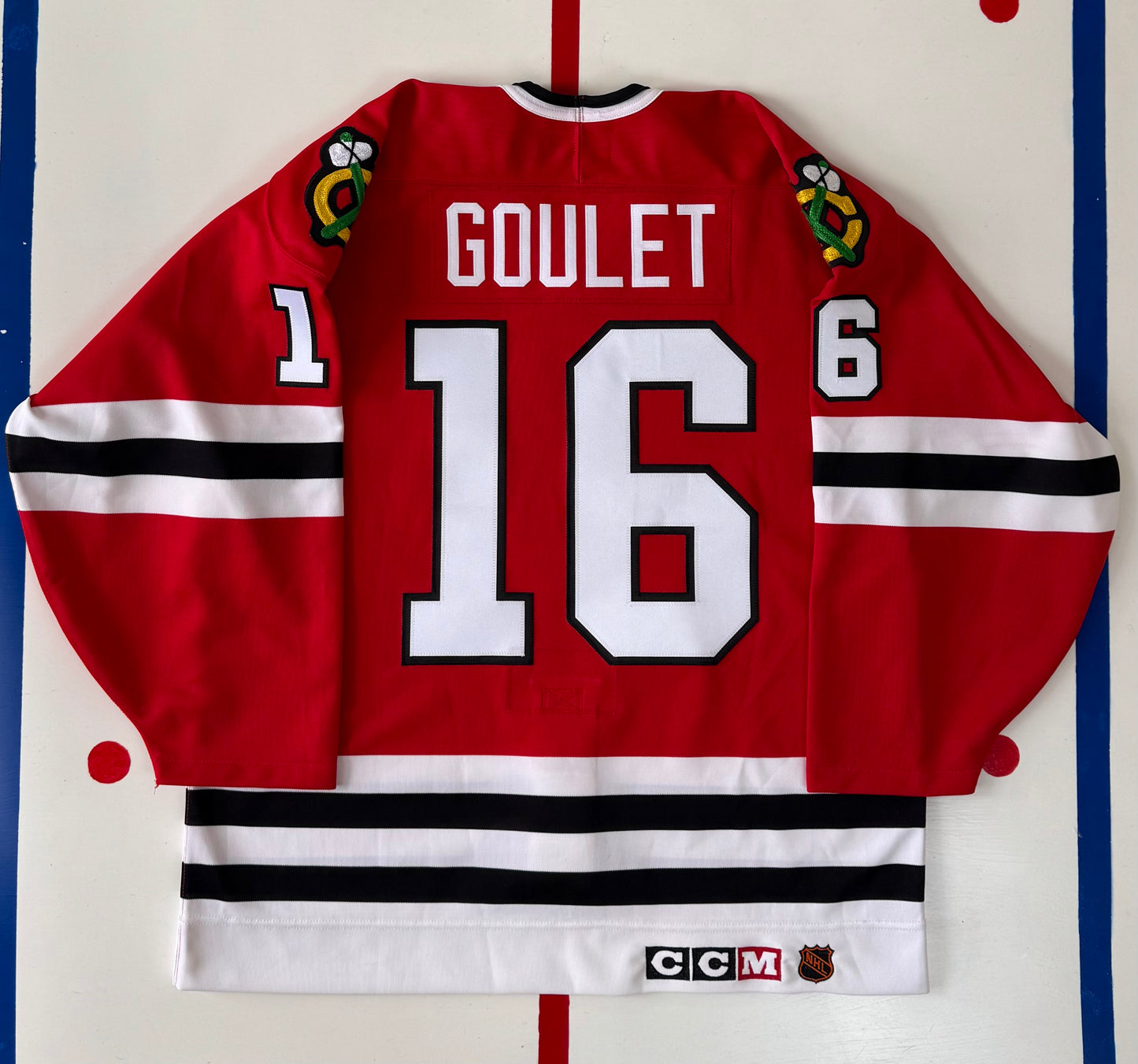 Chicago Blackhawks Michel Goulet 1990-1991 NHL Hockey Jersey (48/Large)