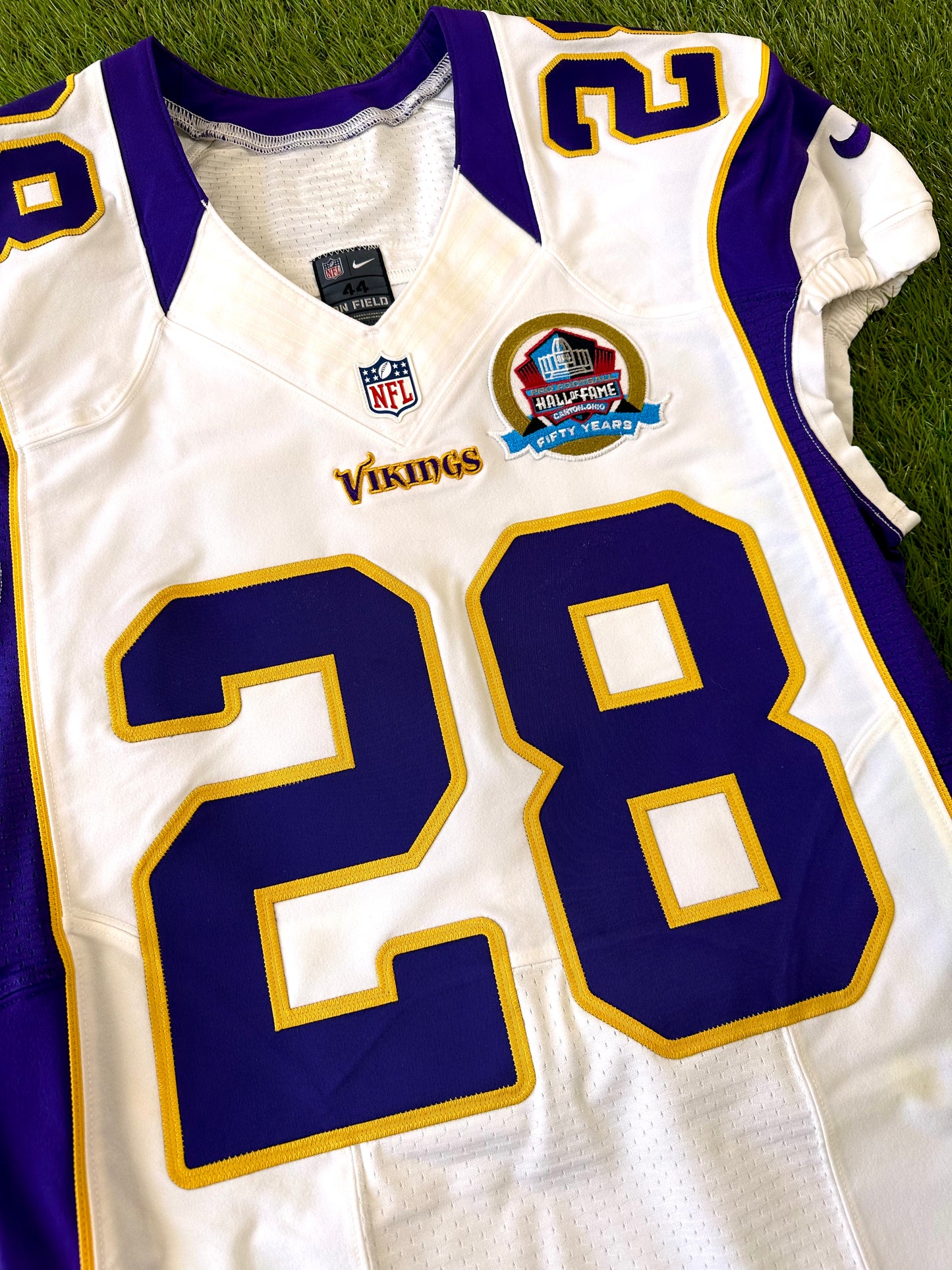 Minnesota Vikings Adrian Peterson 2012 Team Issued NFL Football Jersey (44/Large)