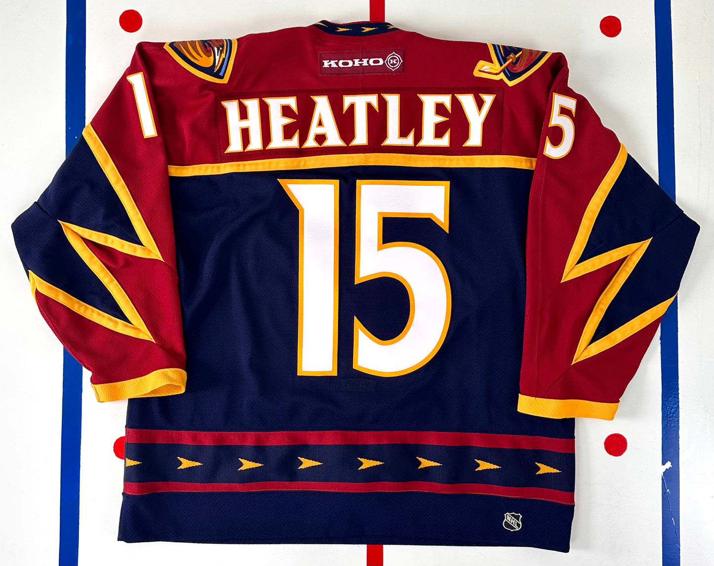 Atlanta Thrashers Premier Hockey Jersey 15 Dany Heatley 17 Ilya
