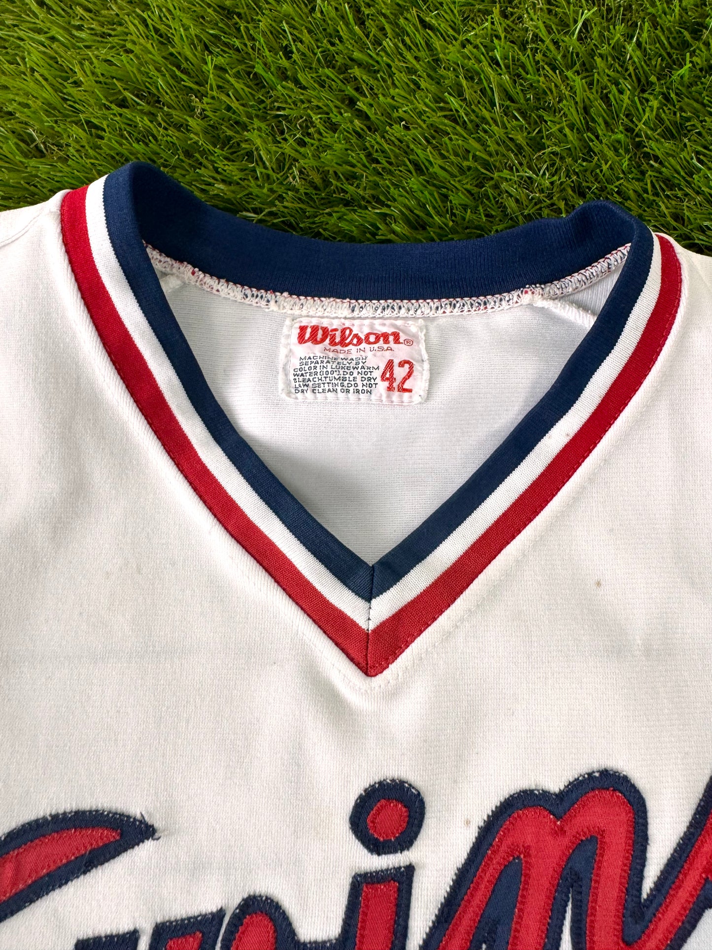 Minnesota Twins Bobby Castillo 1983 Game Worn MLB Baseball Jersey, Pants, and Stirrups (42/Medium)