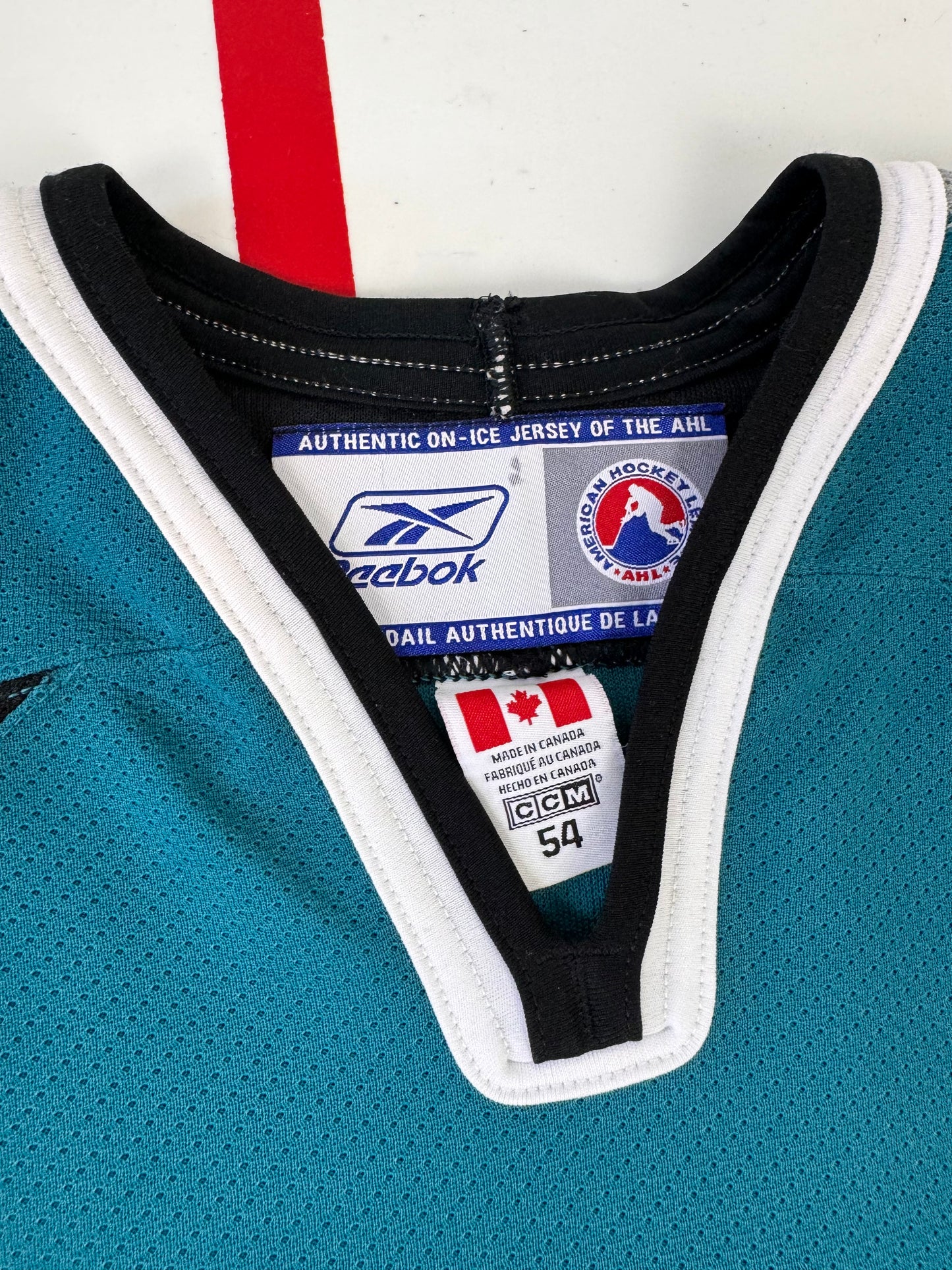 Worcester Sharks 2006-2007 Scott Ferguson Game Worn AHL Hockey Jersey (54/XL)