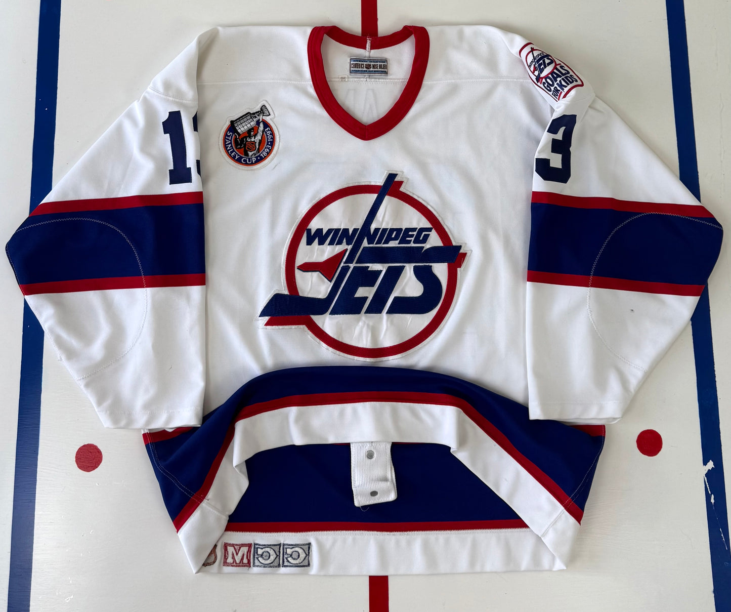 Winnipeg Jets Teemu Selänne 1992-1993 NHL Hockey Jersey (50/Large)