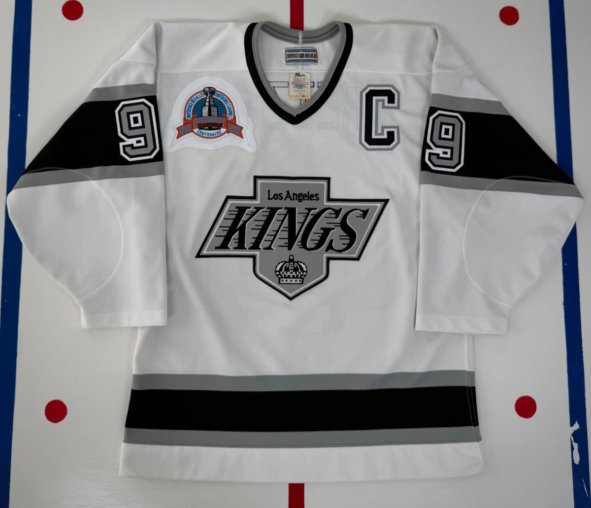 Los Angeles Kings Wayne Gretzky 1993 Stanley Cup Finals NHL Hockey Jersey (44/Medium)