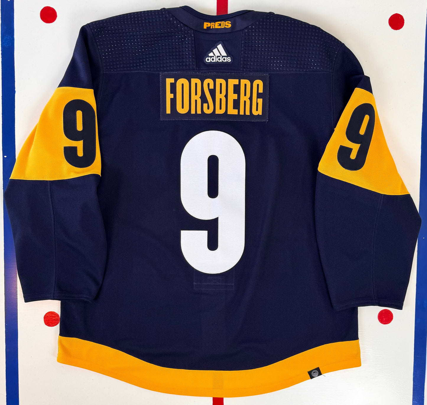 Nashville Predators Filip Forsberg 2022 NHL Stadium Series Hockey Jersey (56/XXL)