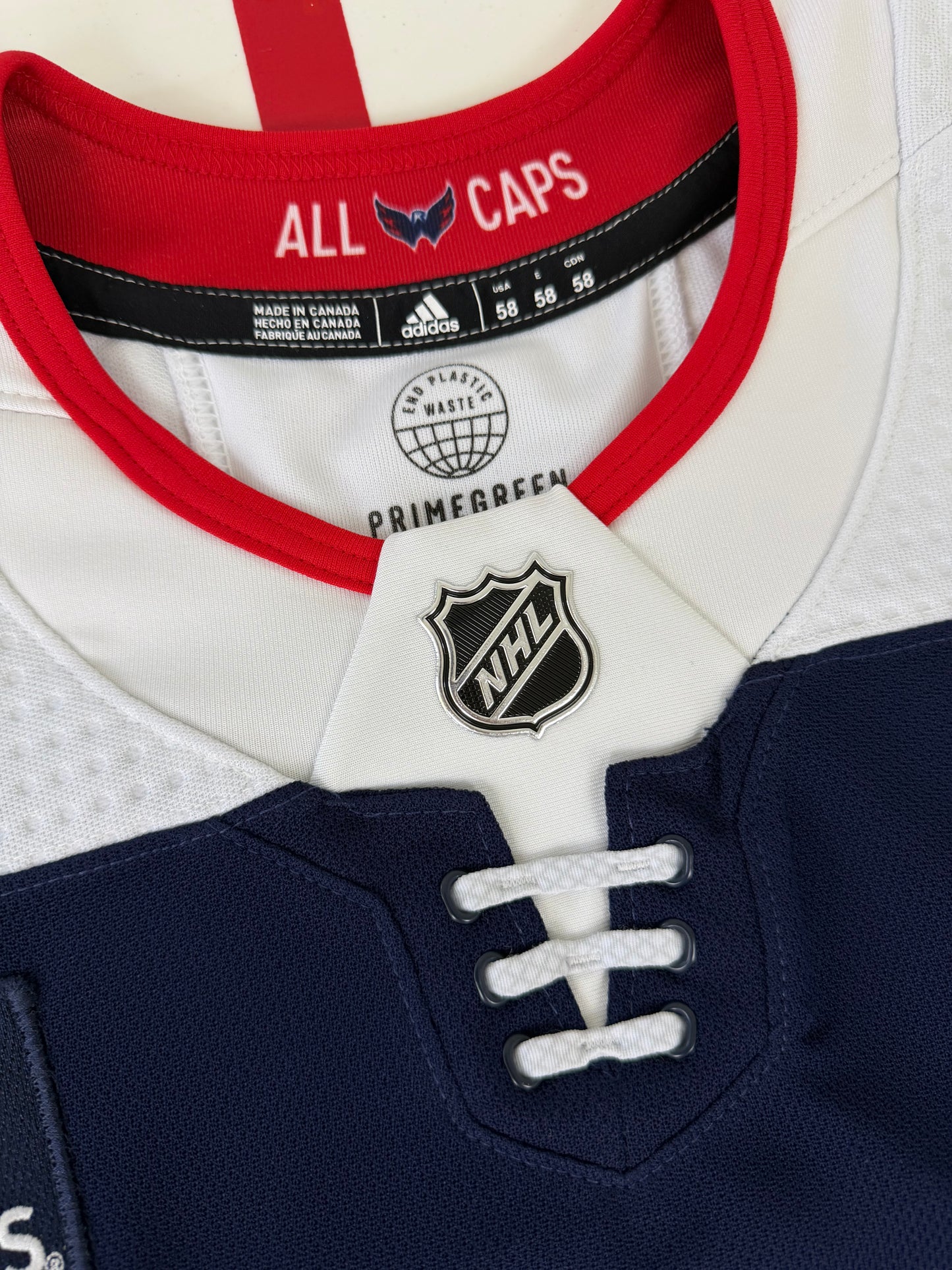 Washington Capitals Alexander Ovechkin 2021-2024 Alternate NHL Hockey Jersey (58/XXXL)