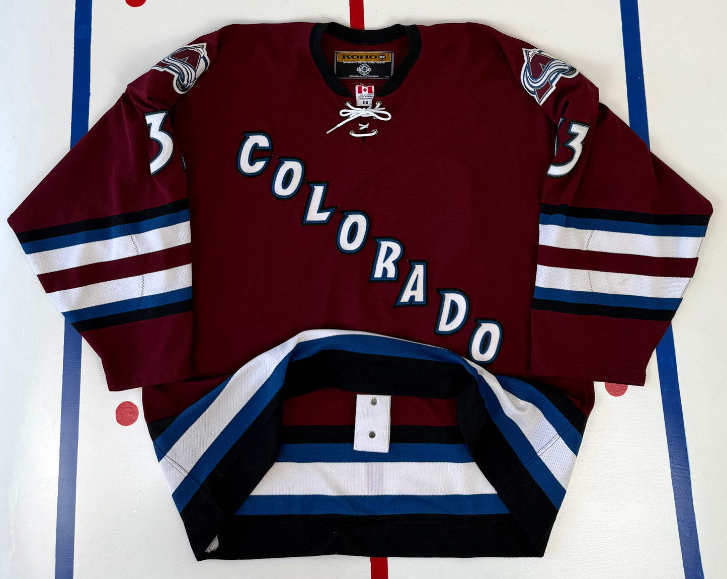 Colorado Avalanche Patrick Roy 2001-2003 Alternate NHL Hockey Jersey (56/XXL)