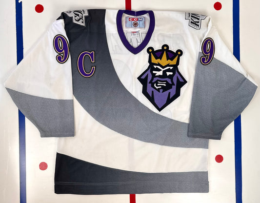 Los Angeles Kings 1995-1996 Wayne Gretzky Alternate “Burger King” NHL Hockey Jersey (XL)