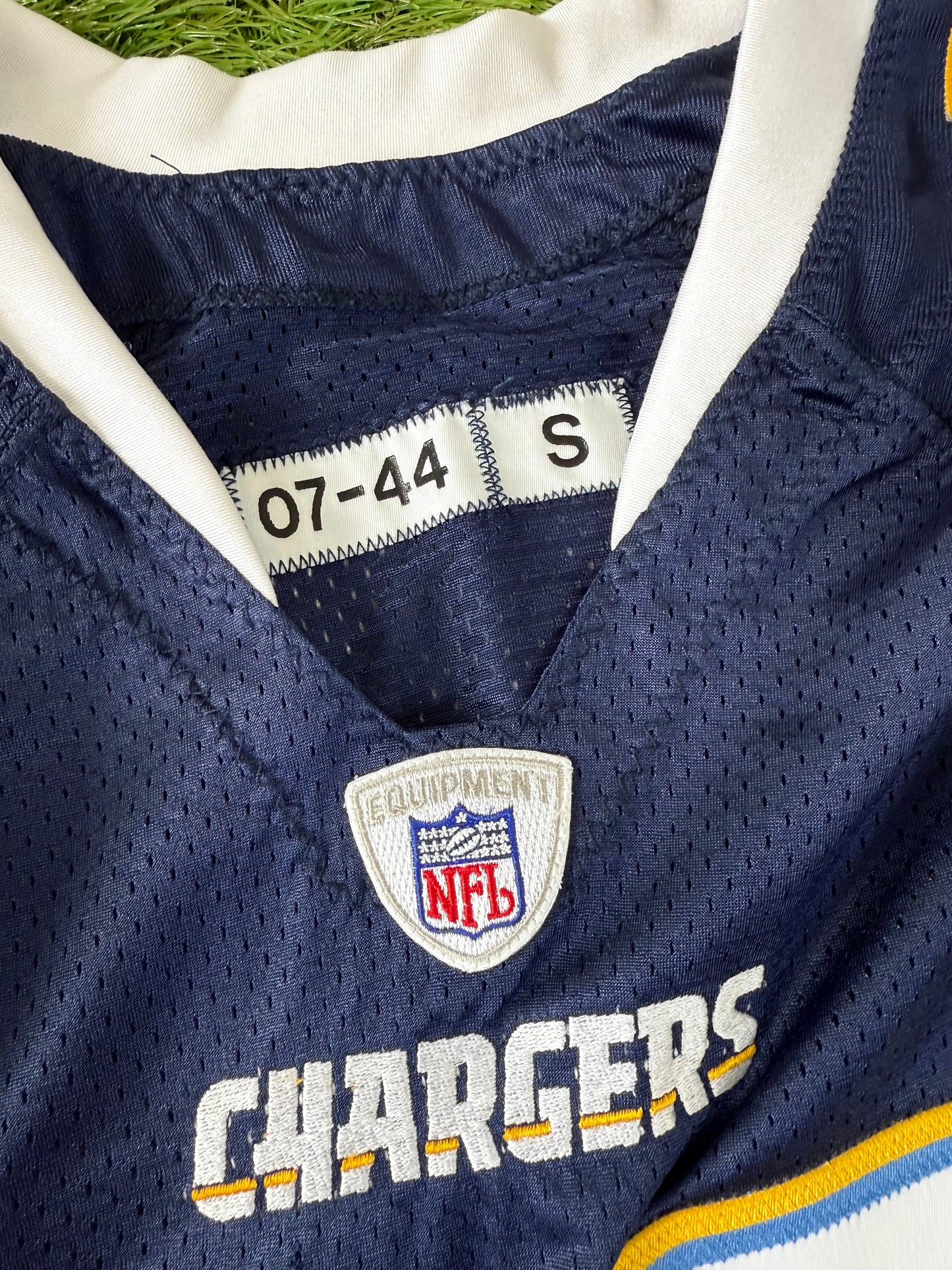 San Diego Chargers Shawne Merriman Team Issued Autographed NFL Football Jersey (44/Large)
