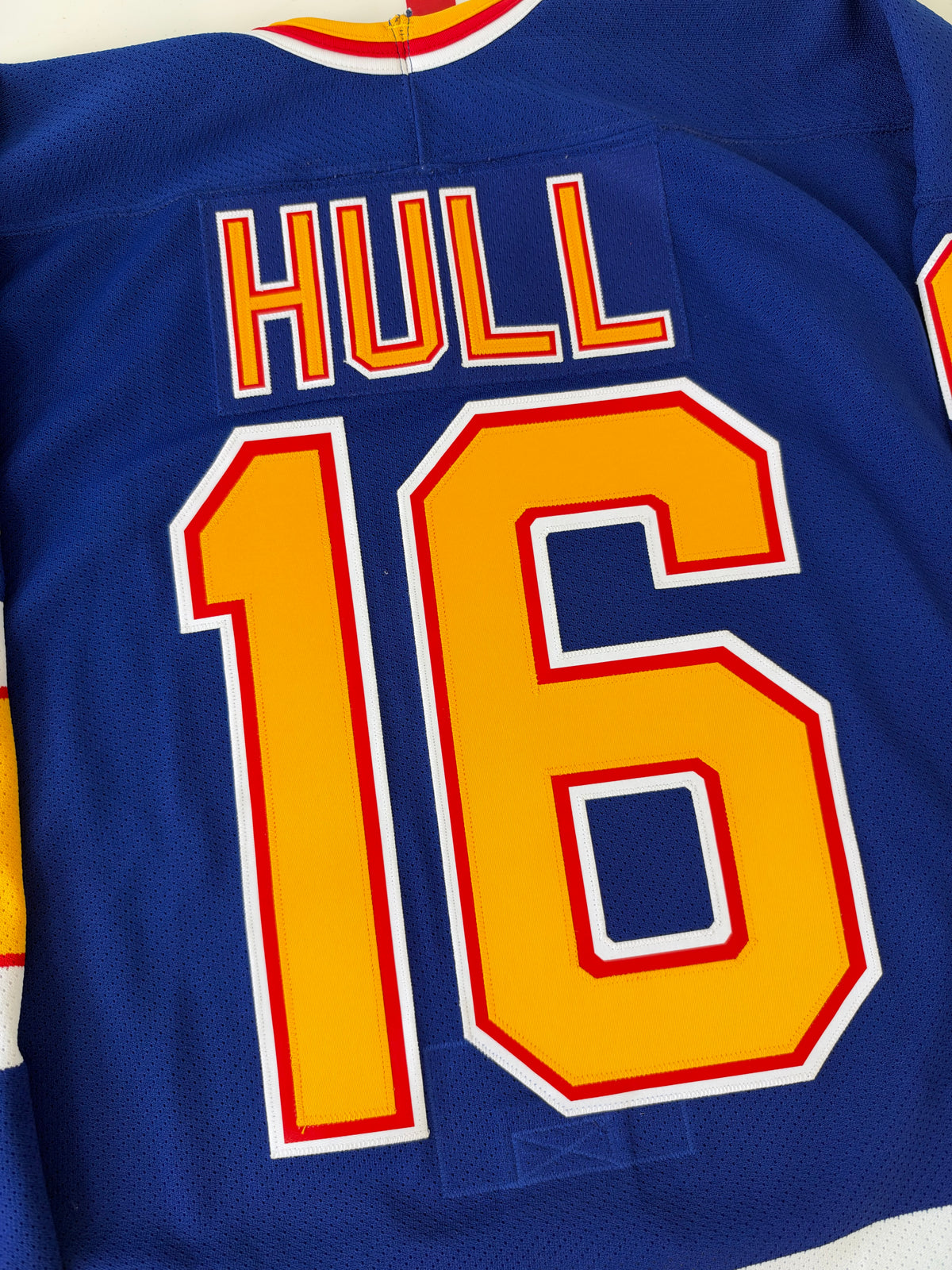 St. Louis Blues Brett Hull 1992-1993 NHL Hockey Jersey (48/Large)