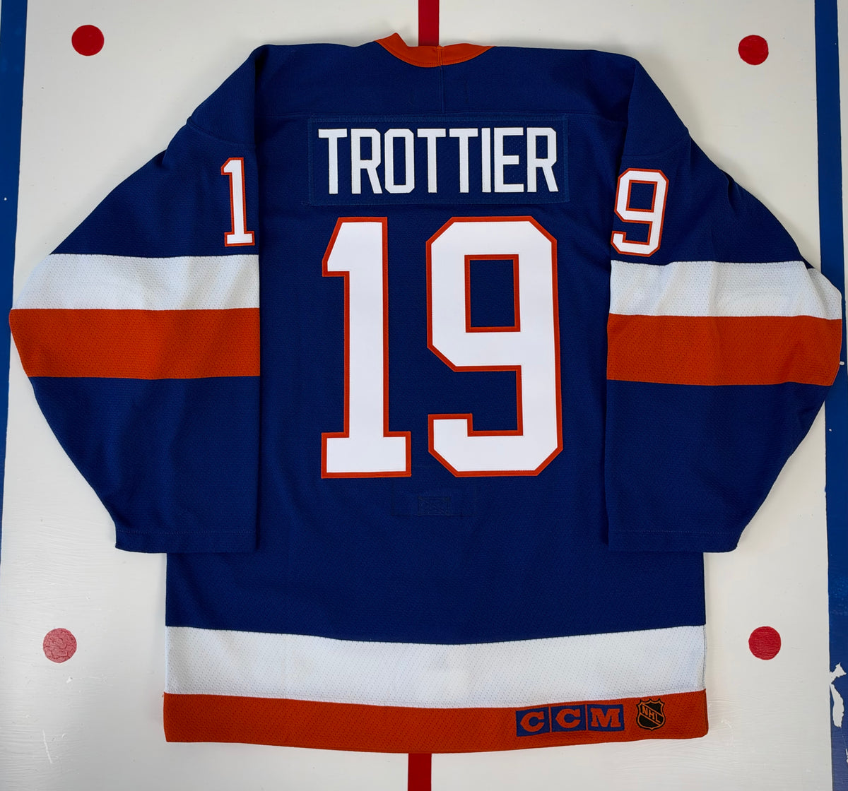 New York Islanders Bryan Trottier 1990 NHL Hockey Jersey (44/Medium)