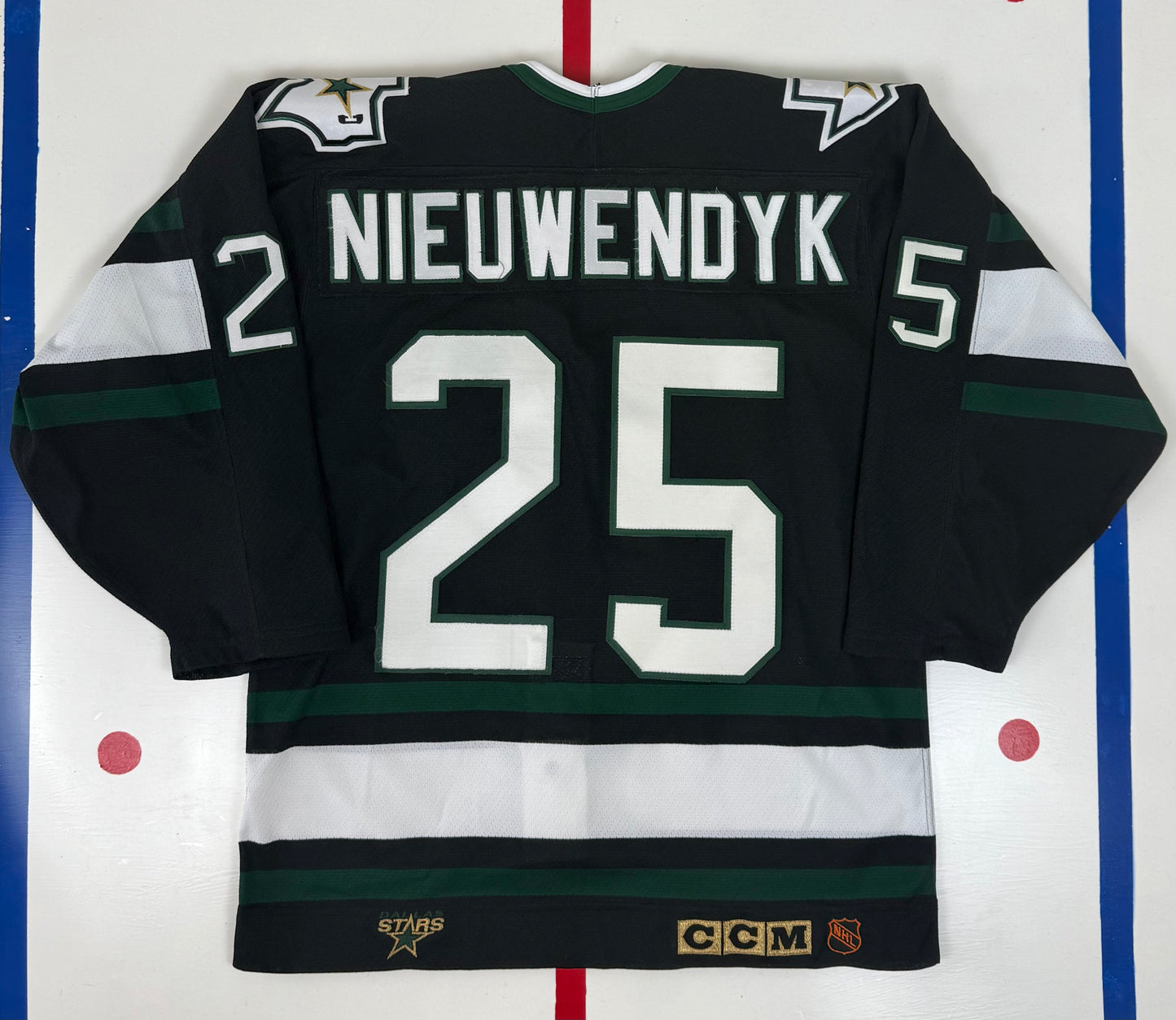 Dallas Stars Joe Nieuwendyk 1995-1999 NHL Hockey Jersey (44/Medium)