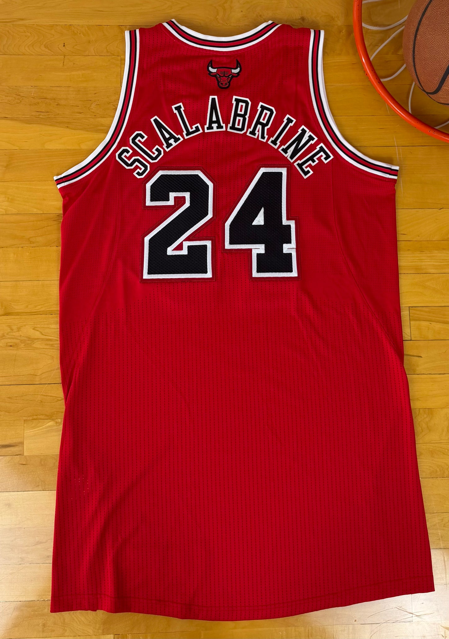 Chicago Bulls Brian Scalabrine 2011-2012 NBA Basketball Jersey (XXXL)