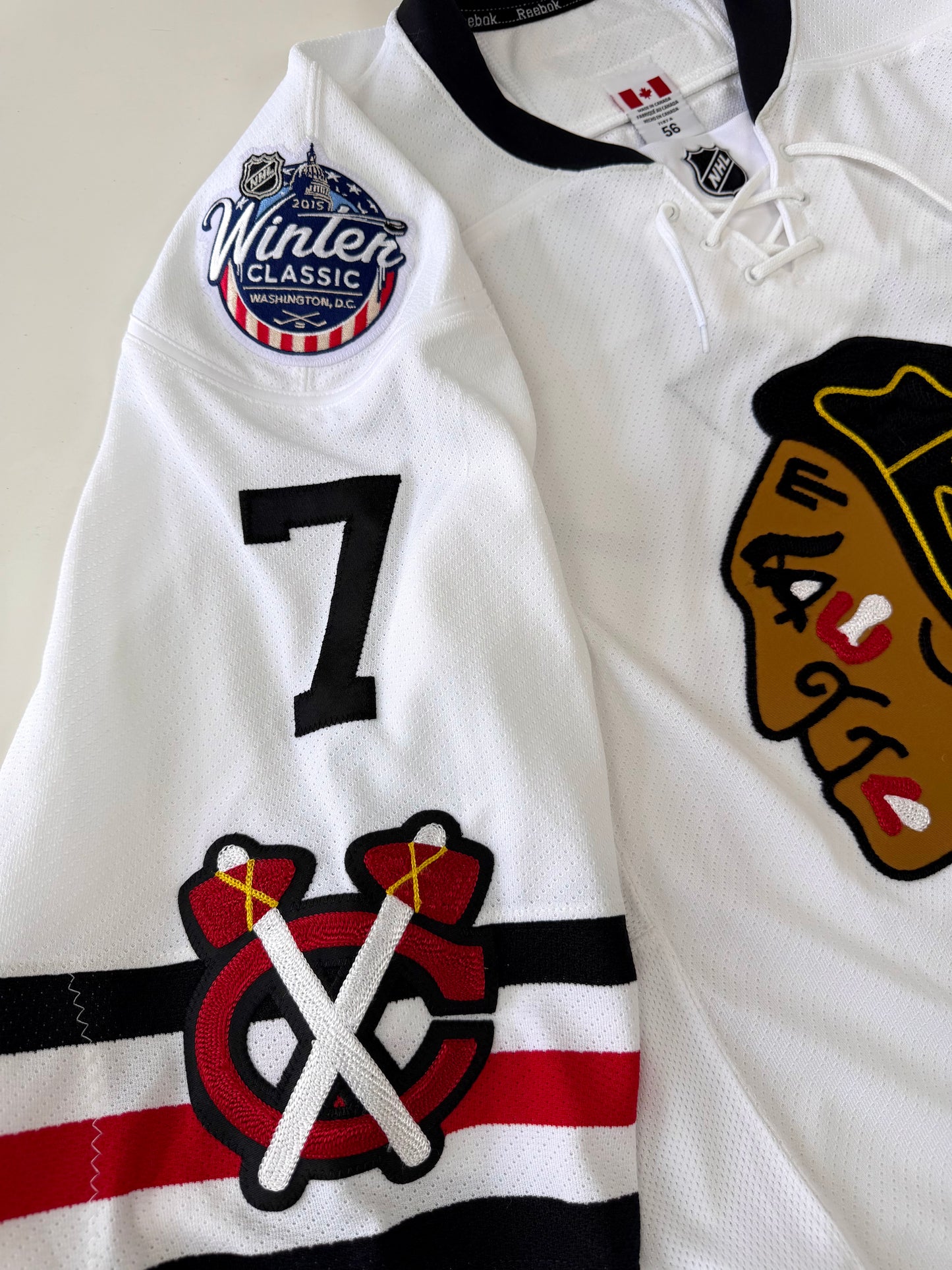 Chicago Blackhawks Brent Seabrook 2015 NHL Winter Classic Hockey Jersey (56/XXL)