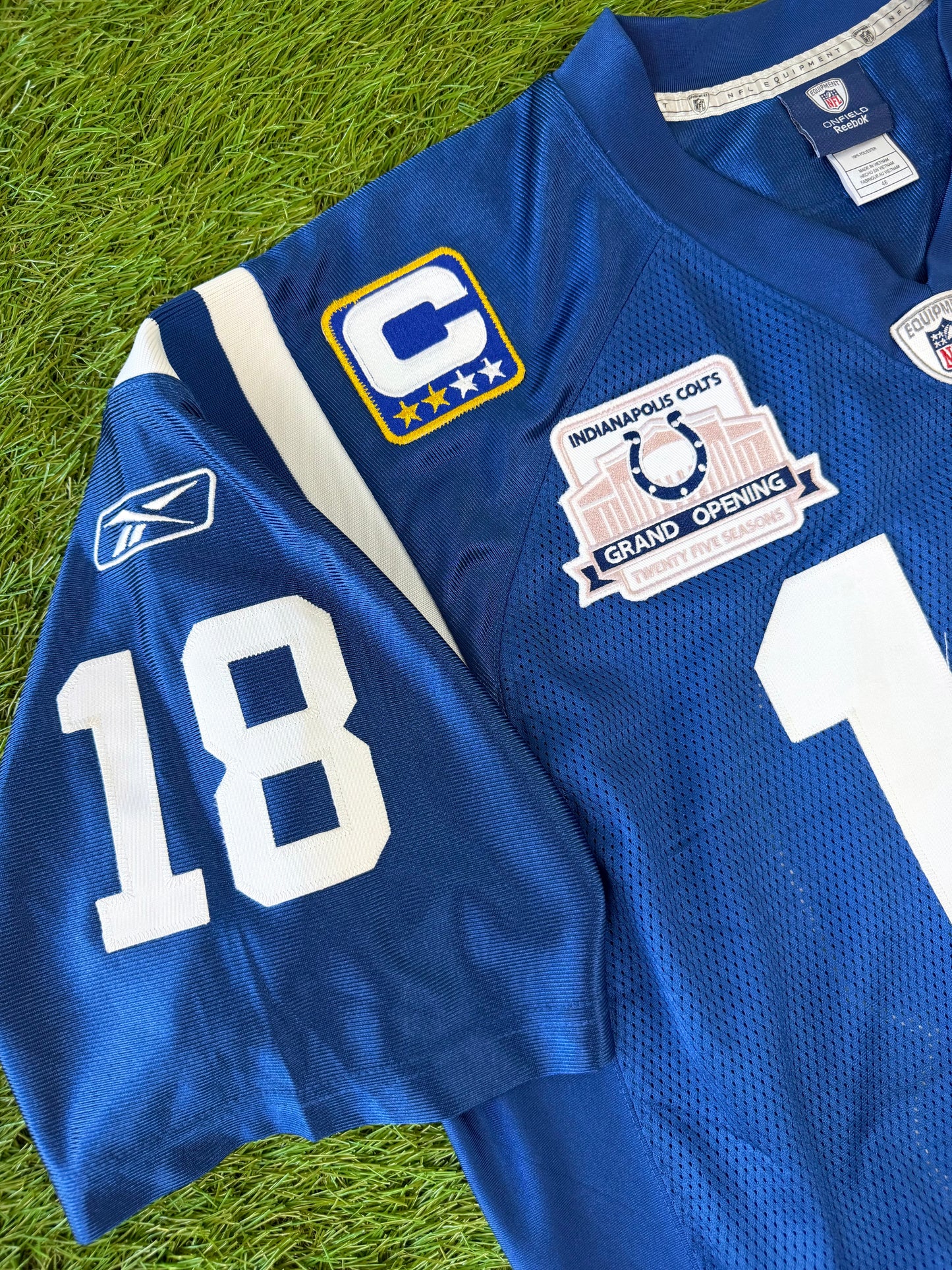 Indianapolis Colts Peyton Manning 2008 NFL Football Jersey (48/Large)