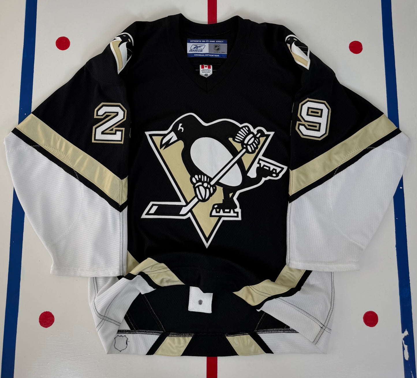 Pittsburgh Penguins Marc-Andre Fleury 2005-2007 NHL Hockey Jersey (48/Large)