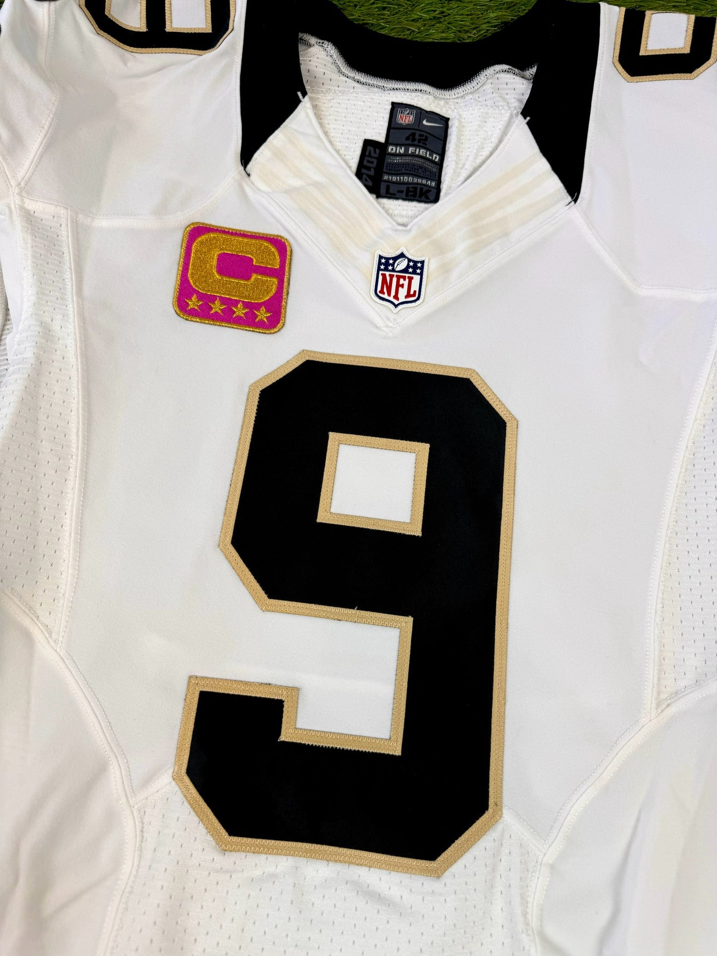 New Orleans Saints Drew Brees 2014 Breast Cancer Awareness NFL Football Jersey (42/Medium)