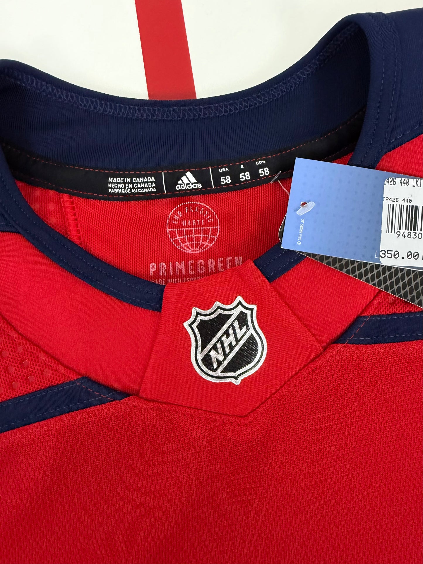 Washington Capitals Alexander Ovechkin 2021-2022 NHL Hockey Jersey (58/XXXL)