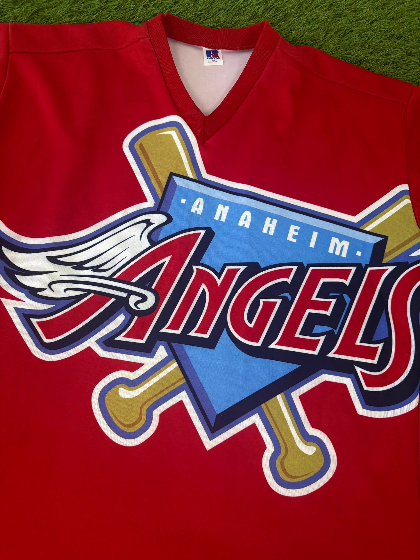 Anaheim Angels Mo Vaughn 1999 TATC MLB Baseball Jersey (52/XXL)