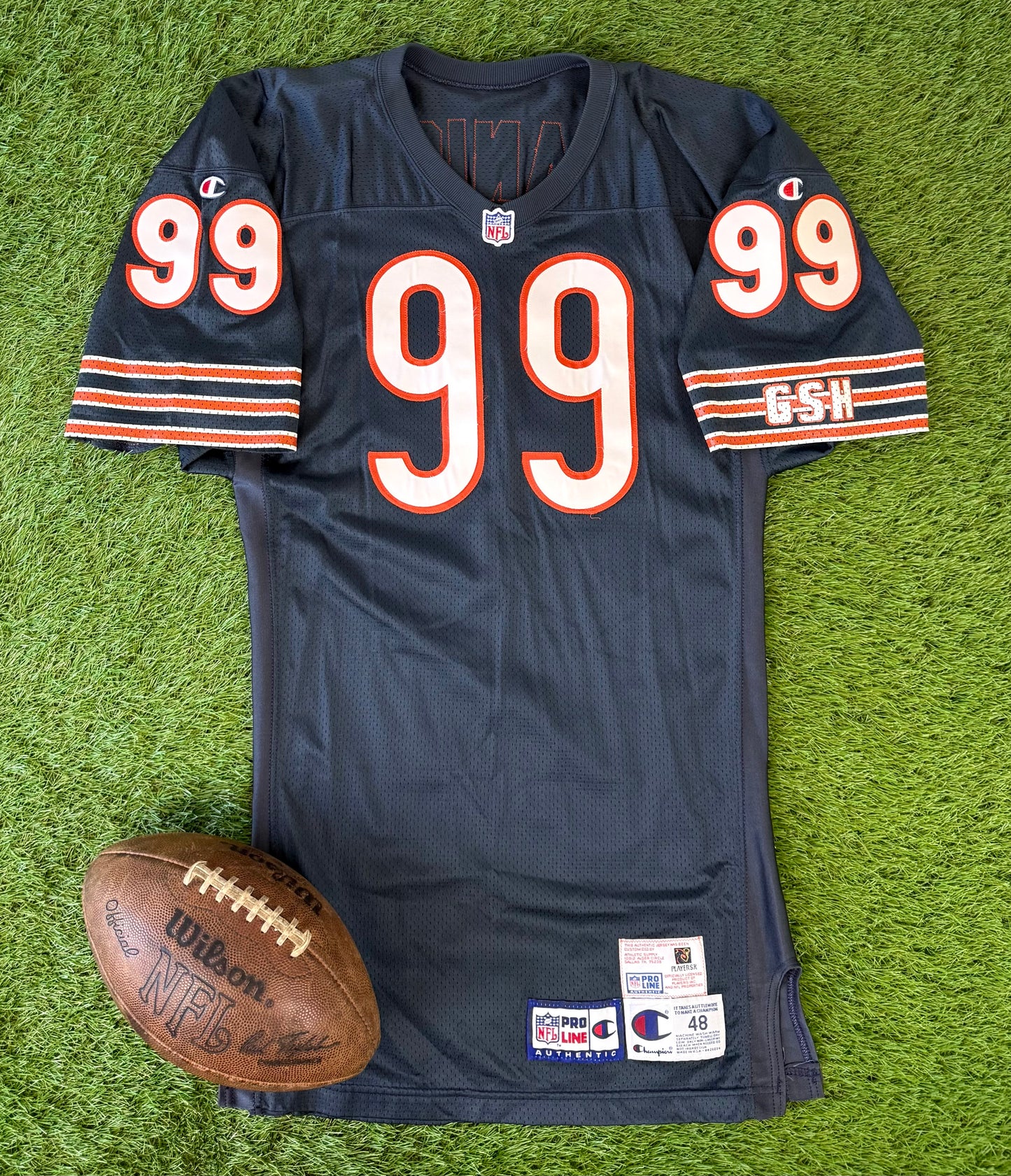Chicago Bears Jim Flanigan 1995 NFL Football Jersey (48/XL)