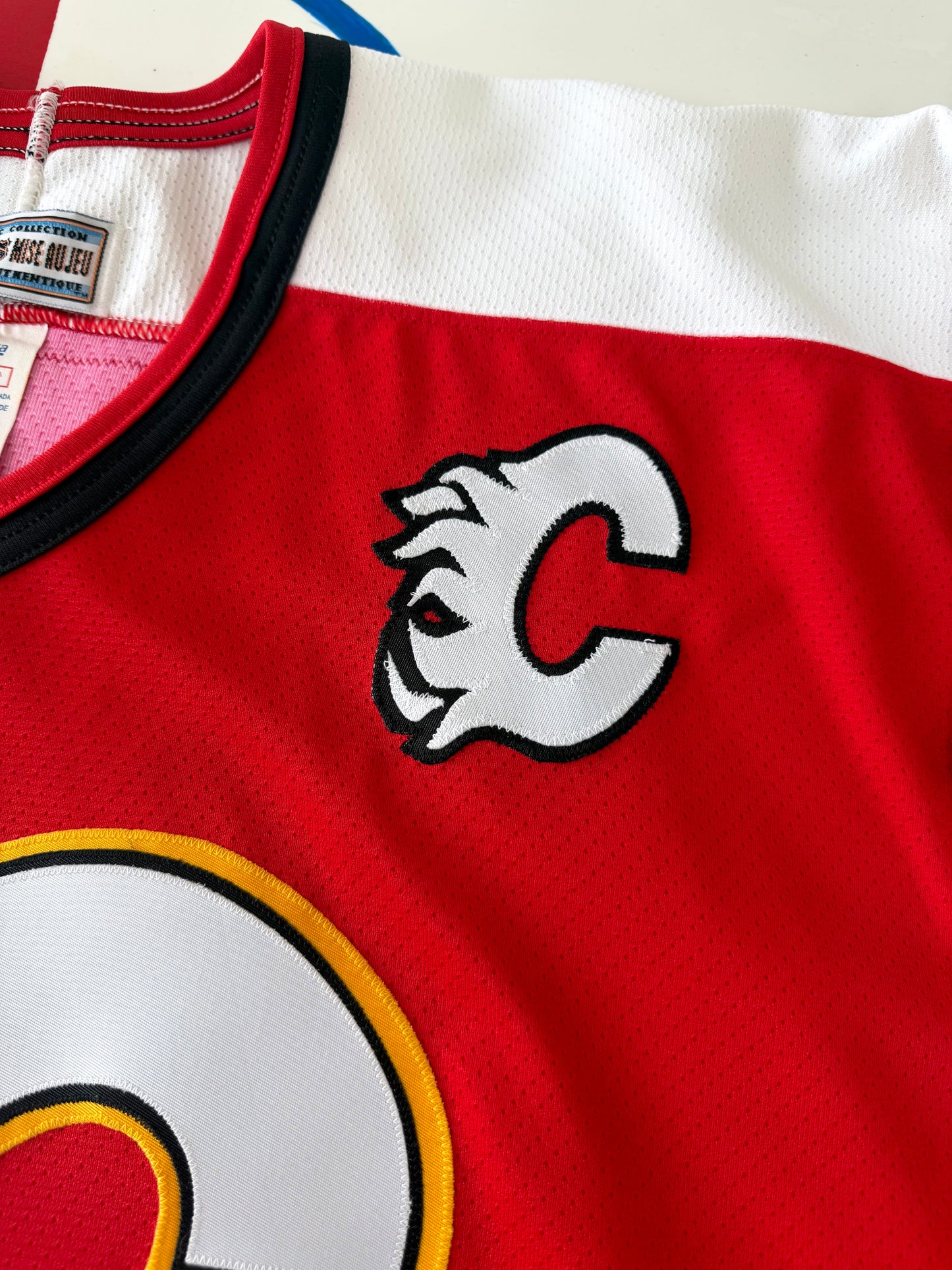 Calgary Flames Theo Fleury 1996-1997 NHL Hockey Jersey (54/XXL)