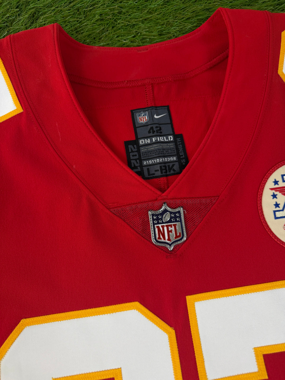 Kansas City Chiefs Travis Kelce 2021 NFL Football Jersey (42/Medium)
