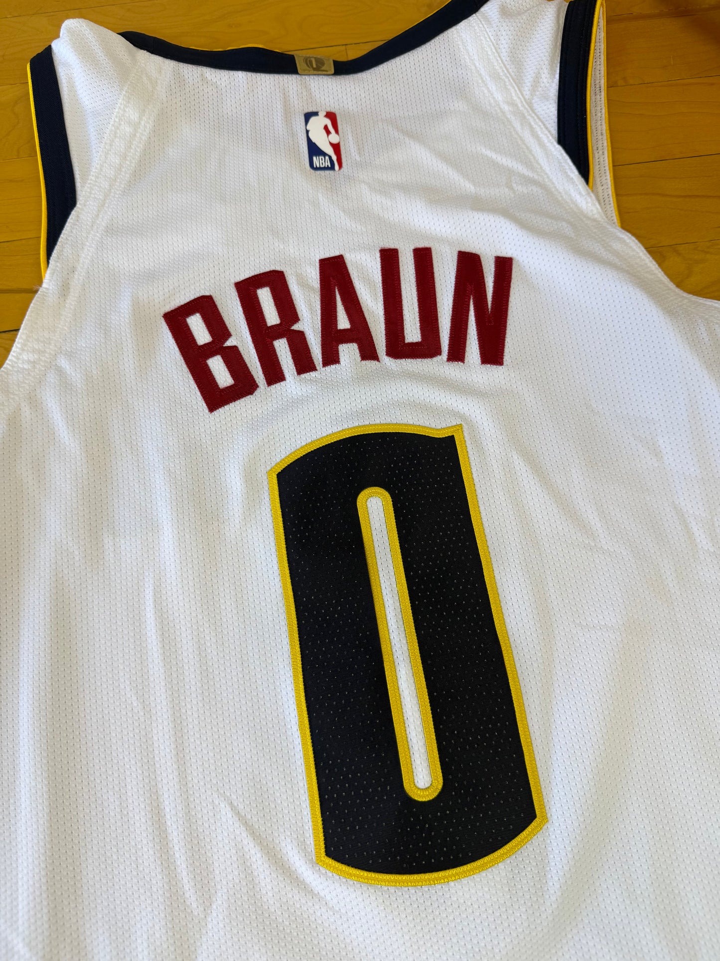 Denver Nuggets Christian Braun 2023-2025 NBA Basketball Jersey (44/Medium)