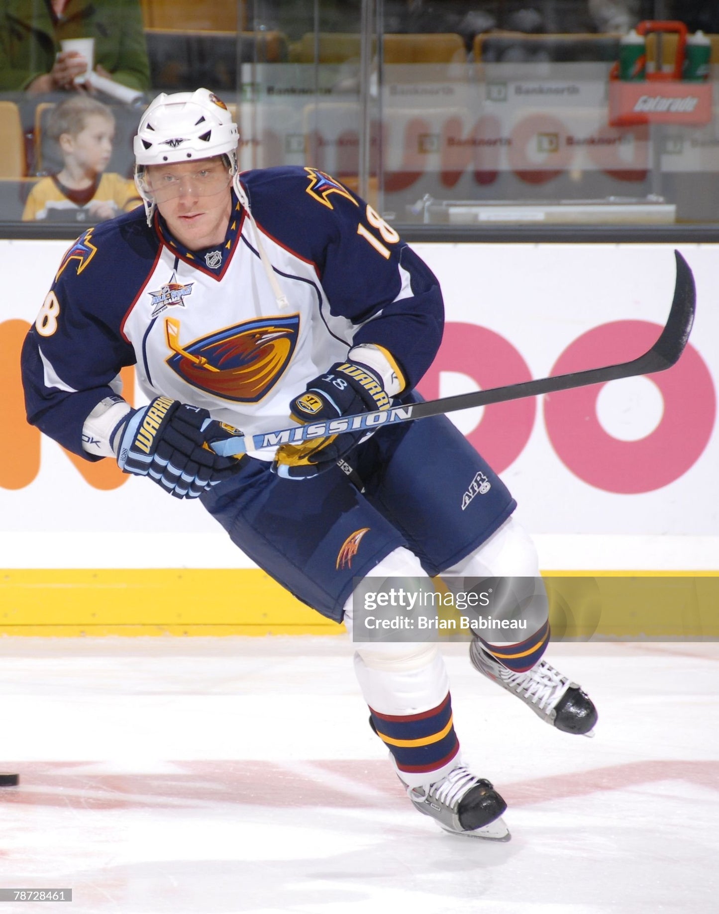 Atlanta Thrashers 2007-2008 Marian Hossa NHL Hockey Jersey (58/XXL)