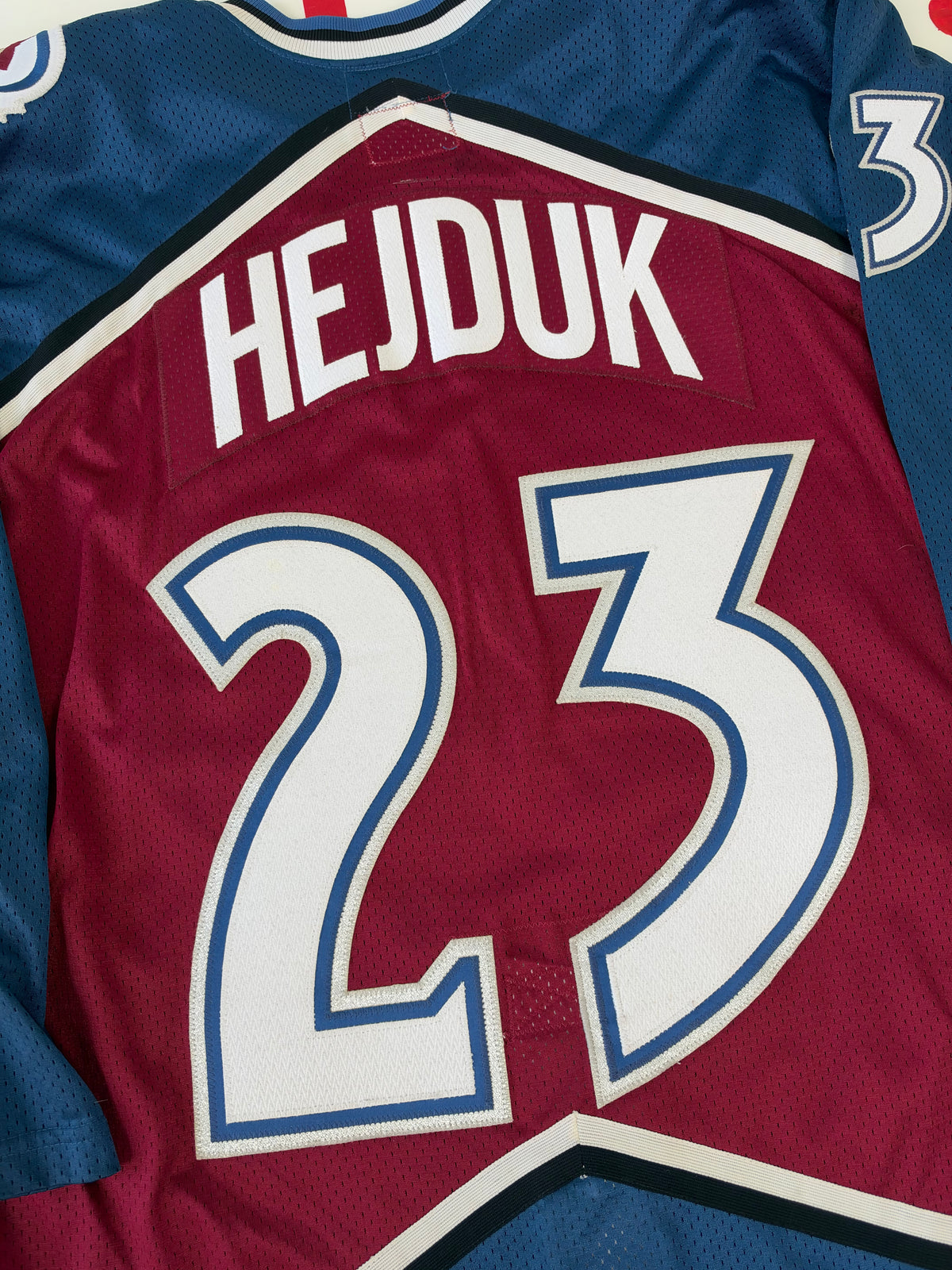 Colorado Avalanche Milan Hejduk 1998-1999 NHL Hockey Jersey (48/Large)