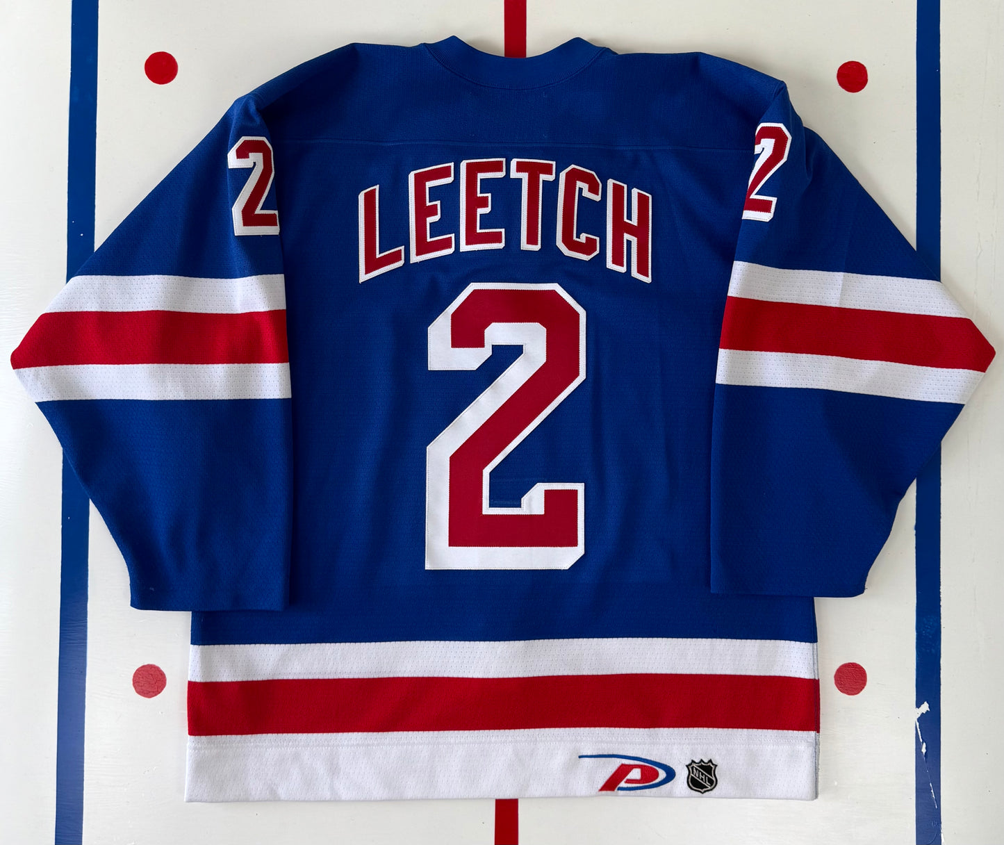 New York Rangers Brian Leetch 1999-2000 NHL Hockey Jersey (52/XL)