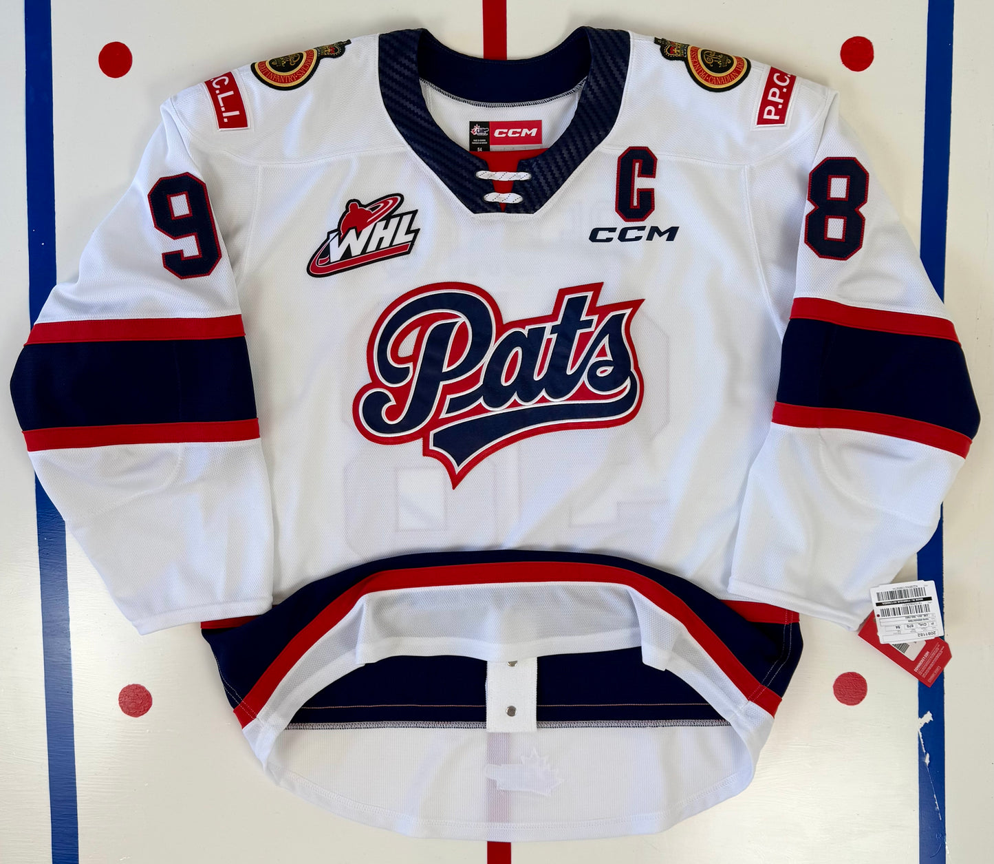 Regina Pats 2022-2023 Conner Bedard WHL Hockey Jersey (54/XL)