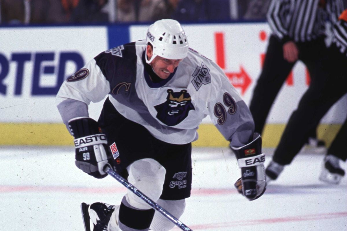 Los Angeles Kings 1995-1996 Wayne Gretzky Alternate “Burger King” NHL Hockey Jersey (XL)