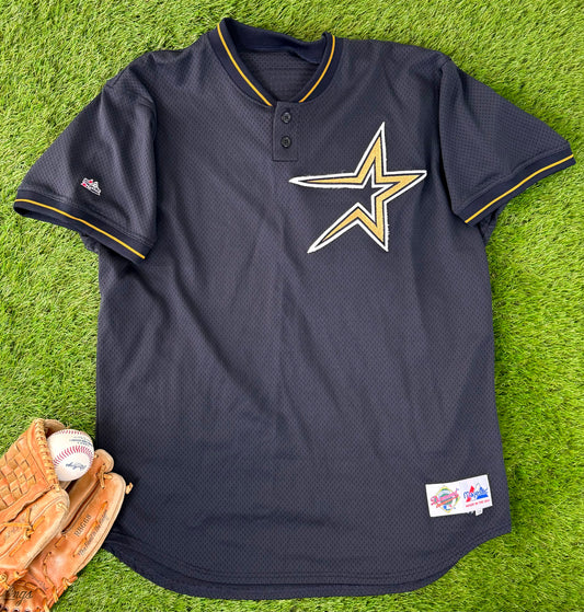 Houston Astros 1998 Randy Johnson BP MLB Baseball Jersey (50/XL)