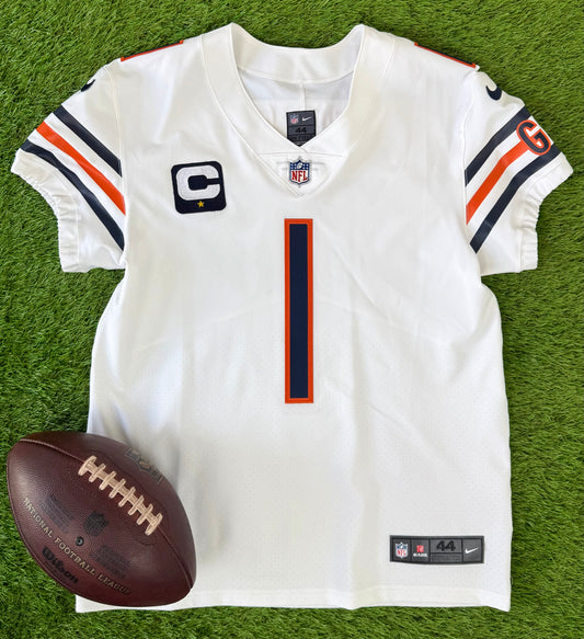 Chicago Bears Justin Fields 2022 NFL Football Jersey (44/Large)