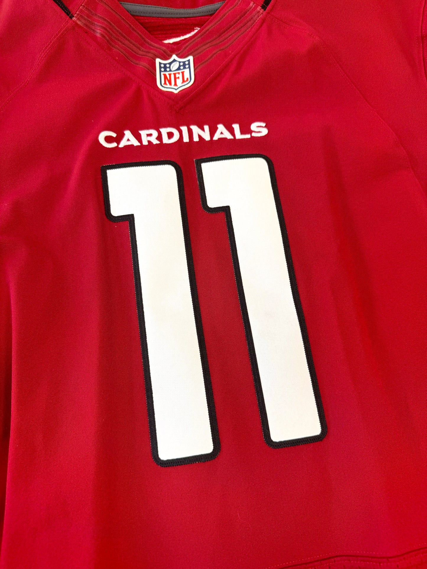 Arizona Cardinals 2012-2016 Larry Fitzgerald Signed NFL Football Jersey (44/Large)