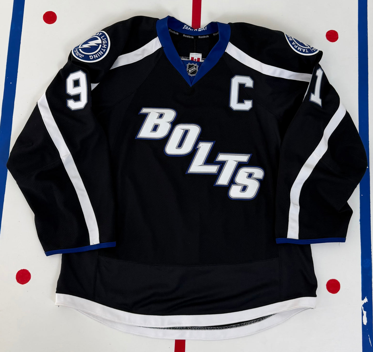 Tampa Bay Lightning Steven Stamkos 2014-2016 Alternate NHL Hockey Jersey (52/Large)