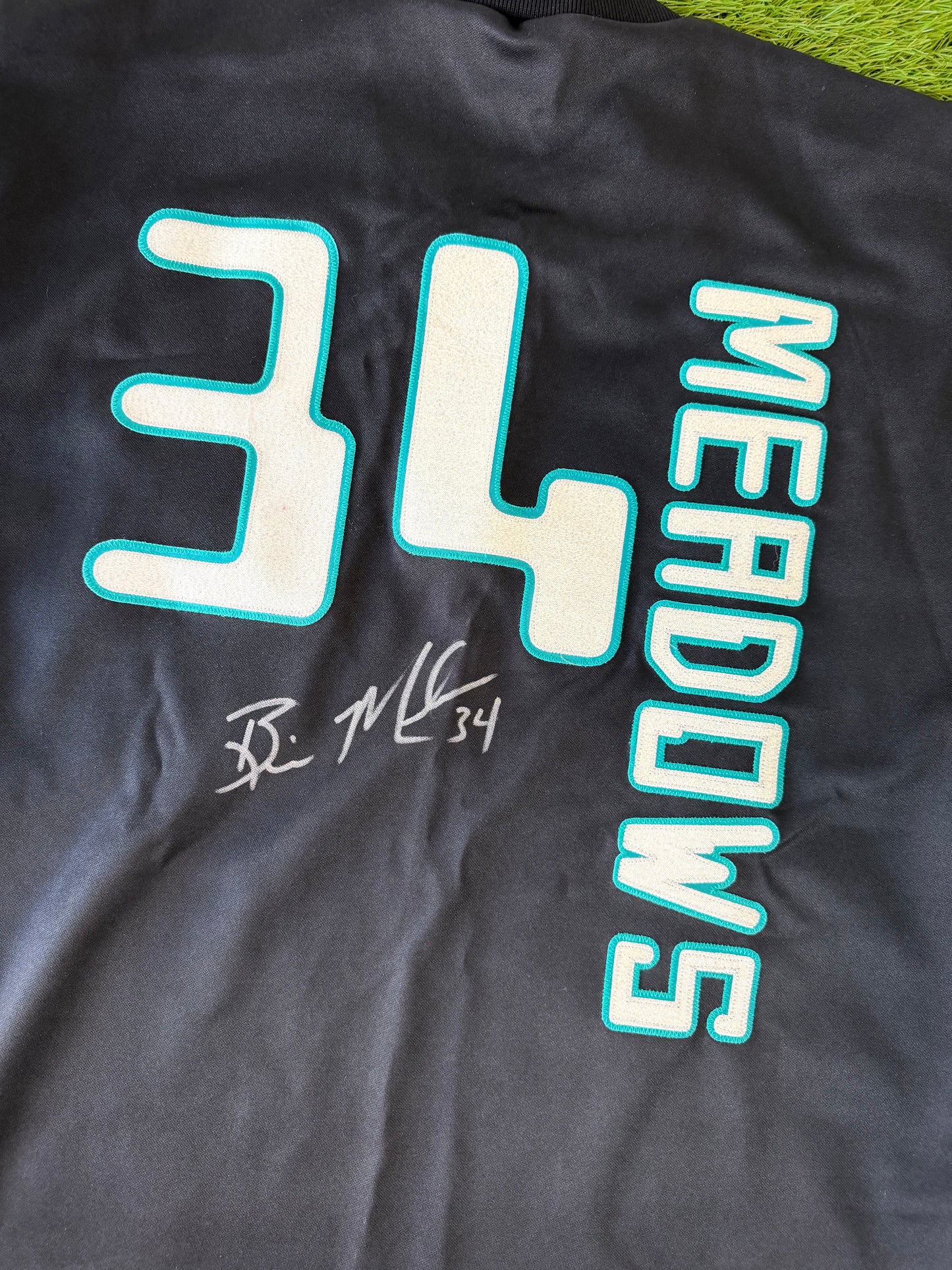 Florida Marlins Brian Meadows Autographed 1999 TATC MLB Baseball Jersey (48/XL)