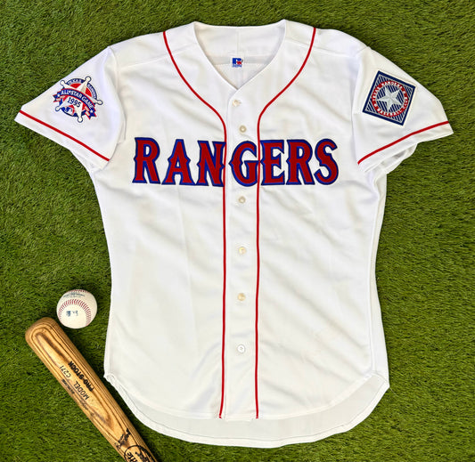 Texas Rangers Ivan Rodriguez 1995 All Star Game MLB Baseball Jersey (44/Large)