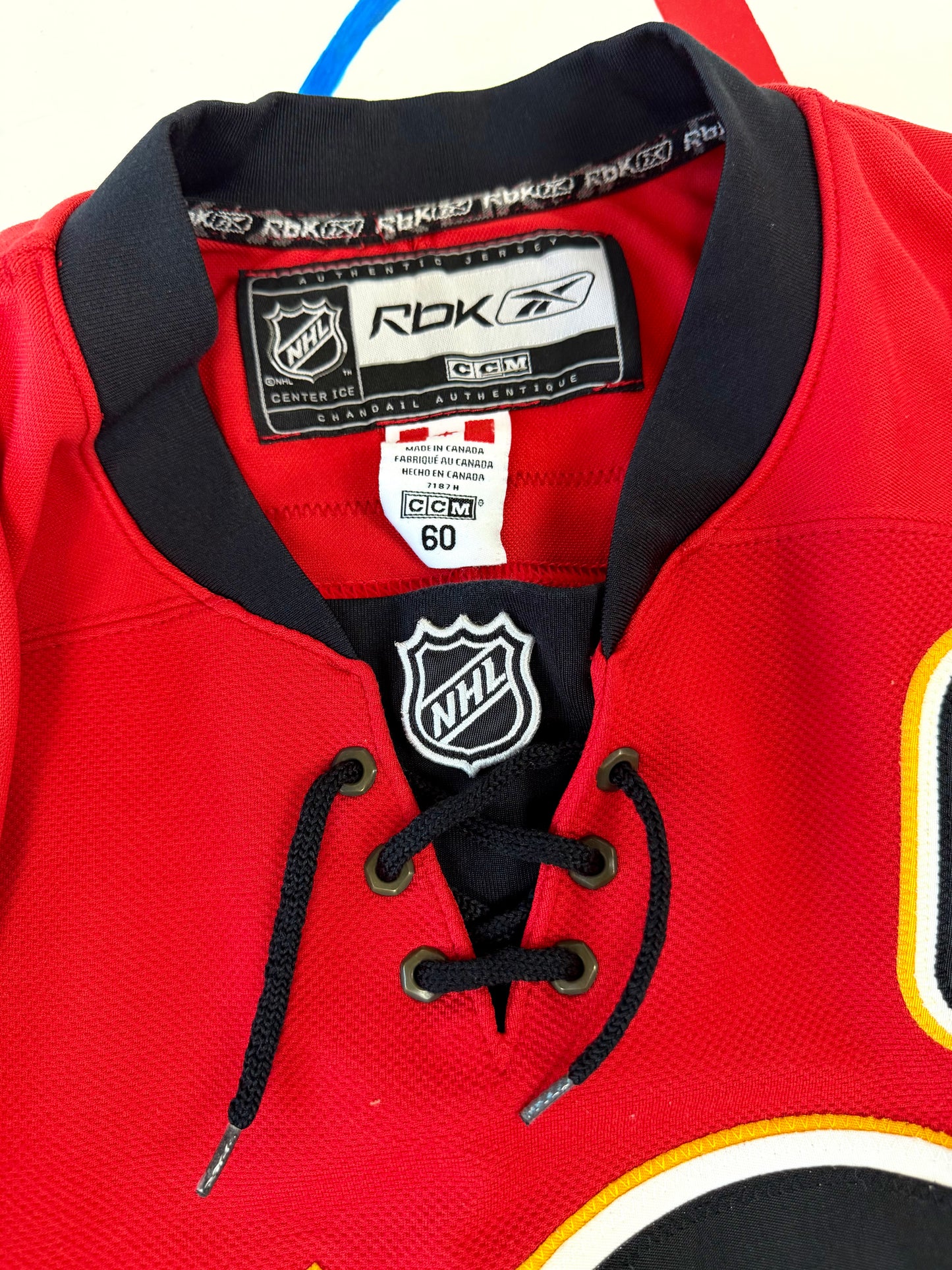 Calgary Flames Jarome Iginla 2007-2008 NHL Hockey Jersey (60/XXXL)