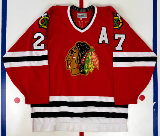 Chicago Blackhawks 1993-1996 Jeremy Roenick Autographed NHL Hockey Jersey (48/Large)