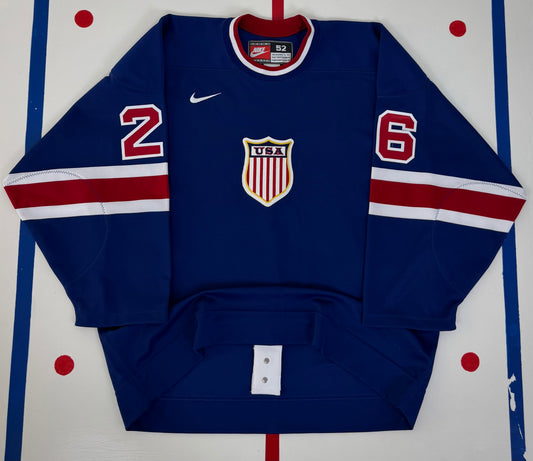 Team USA Phil Kessel 2006 IIHF World Junior Hockey Championships Throwback Jersey (52/XL)