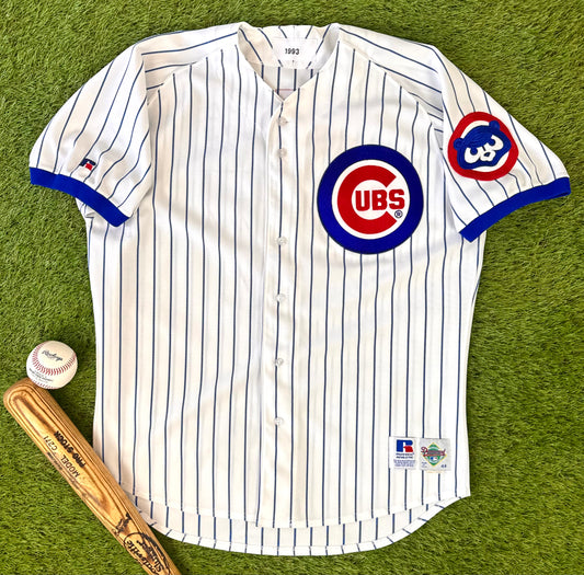Chicago Cubs 1993 Mark Grace Team Issued MLB Baseball Jersey (48/XL)