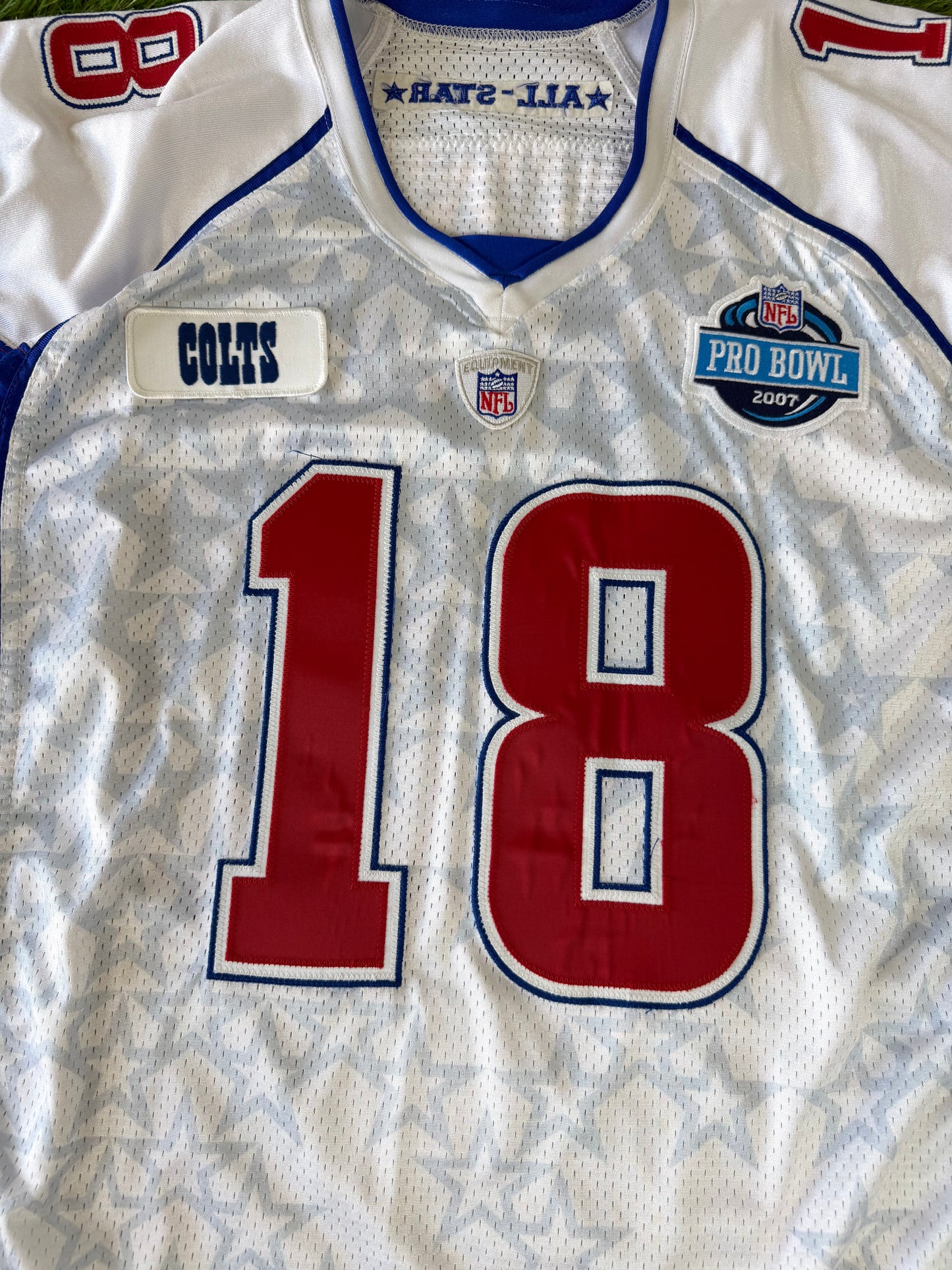 Indianapolis Colts Peyton Manning 2007 Team Issued AFC Pro Bowl NFL Football Jersey (52/XL)