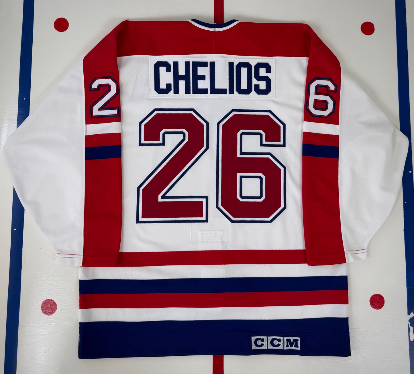 Team USA Chris Chelios 1991 Canada Cup Hockey Jersey (48/Large)