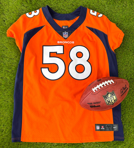 Denver Broncos Von Miller 2017-2021 NFL Football Jersey (44/Large)