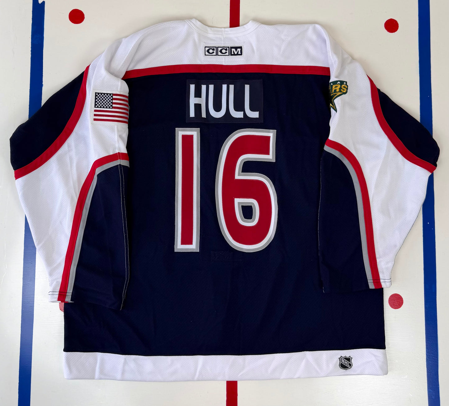 Team North America Dallas Stars USA Brett Hull 2001 NHL All-Star Game Hockey Jersey (56/XXL)