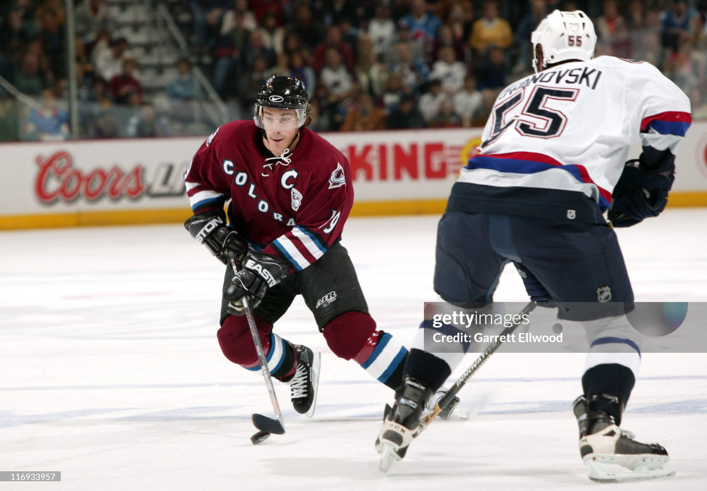 Colorado Avalanche Joe Sakic 2005-2006 Team Issued Alternate NHL Hockey Jersey (56/XXL)