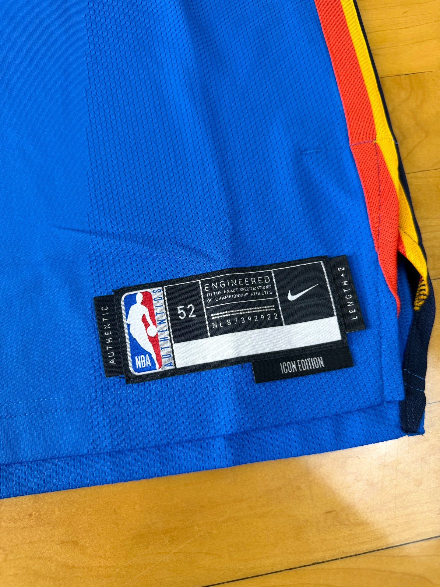 Oklahoma City Thunder Chet Holmgren 2025 NBA Finals Basketball Jersey (52/XL)