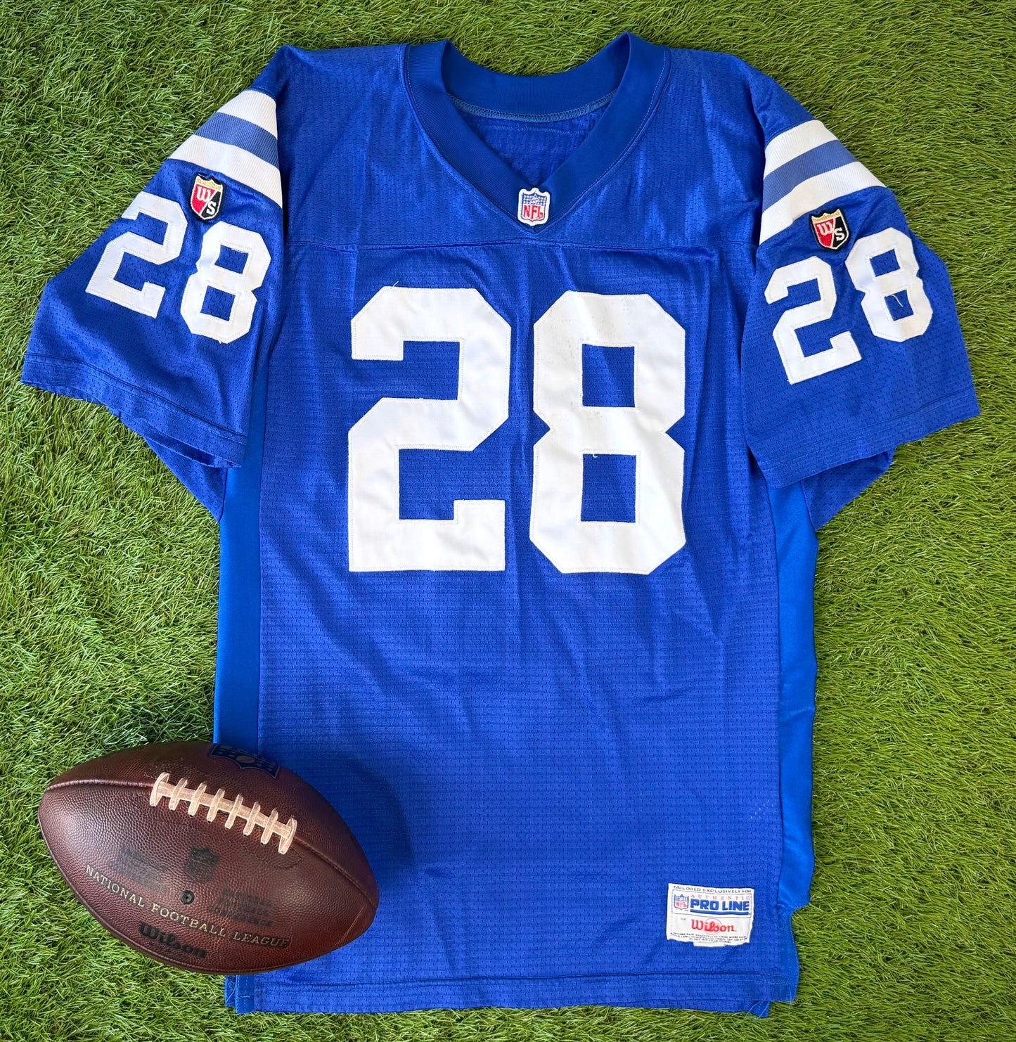 Indianapolis Colts Marshall Faulk 1995 NFL Football Jersey (46/Large)