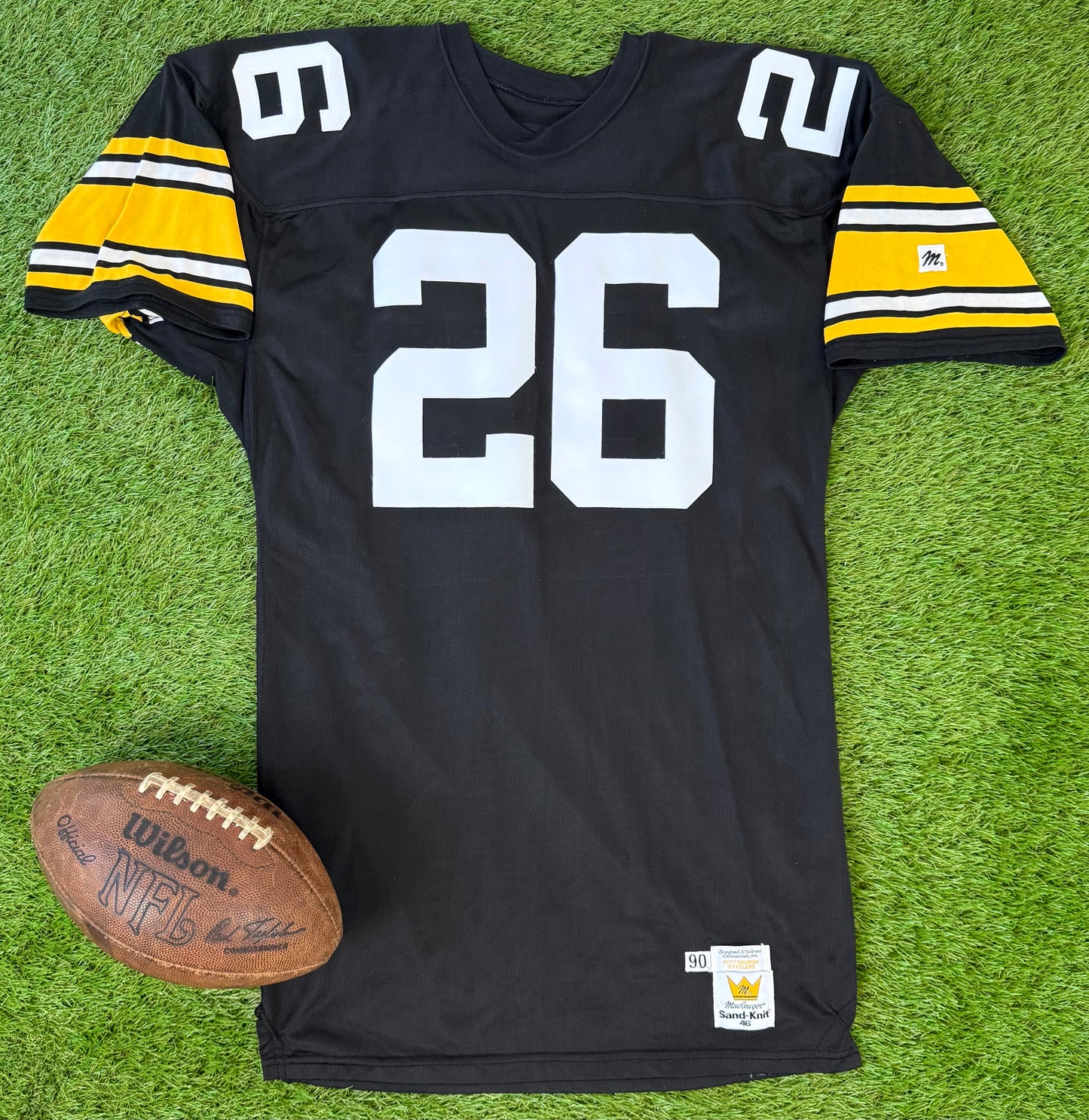 Pittsburgh Steelers Rod Woodson 1990 NFL Football Jersey (46/Large)