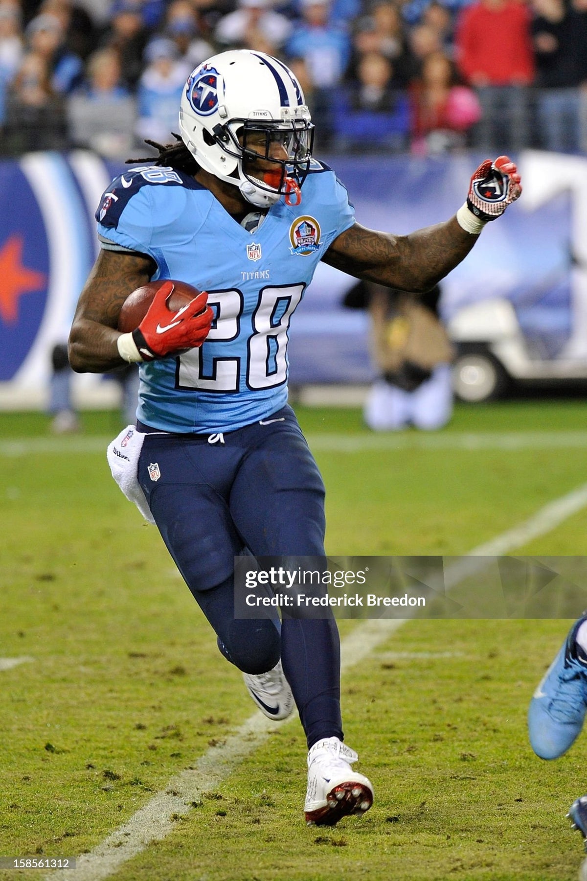 Tennessee Titans Chris Johnson 2012 NFL Football Jersey (46/Large)
